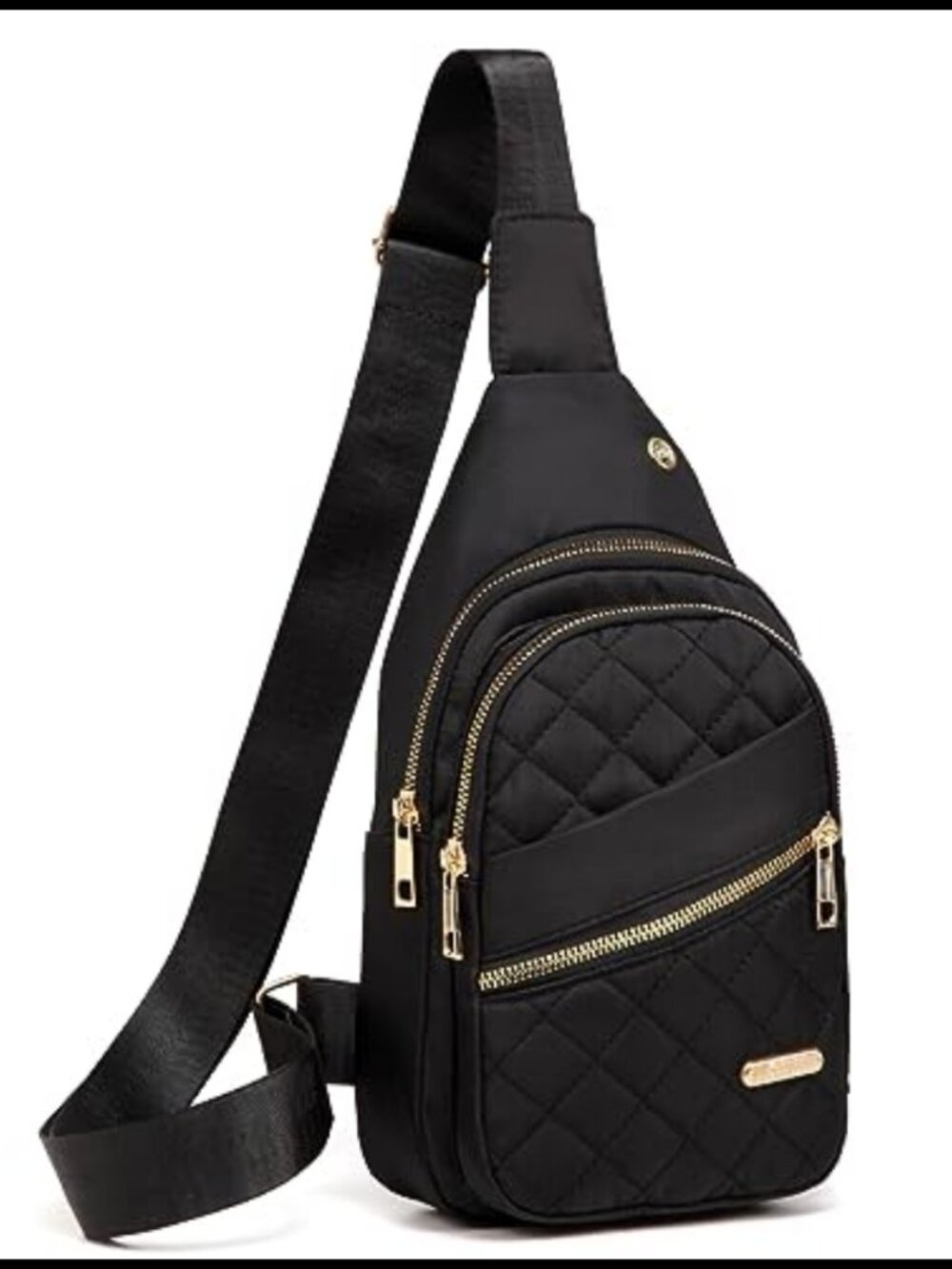 Water Resistant Nylon Sling Bag Crossbody Daypack Travel Hiking